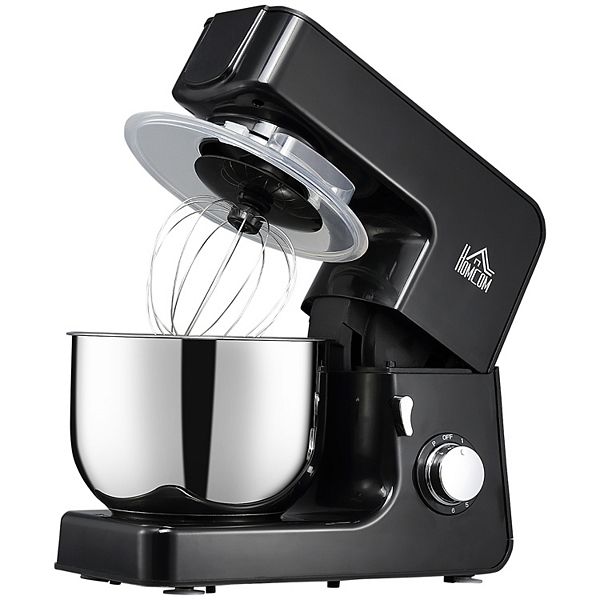 Electric Standing Stainless Steel Mixer W/ 6 Qt Bowl, Beater & Dough