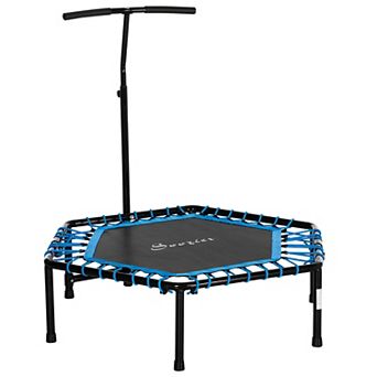 Soozier 48inch Foldable Trampoline Outdoor Bungee Exercise Fitness Jumper