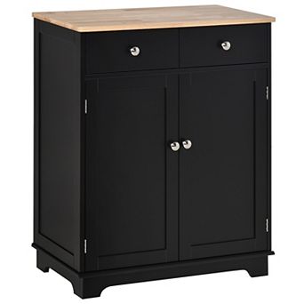 HOMCOM Buffet Cabinet, Bar Cabinet with 2 Drawers