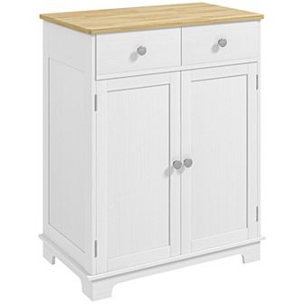 HOMCOM Buffet Cabinet, Bar Cabinet with 2 Drawers