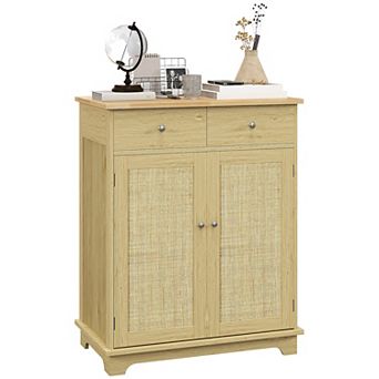 HOMCOM Buffet Cabinet, Bar Cabinet with 2 Drawers