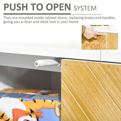 HOMCOM 3 Door Sideboard Buffet Cabinet, Kitchen Cabinet,