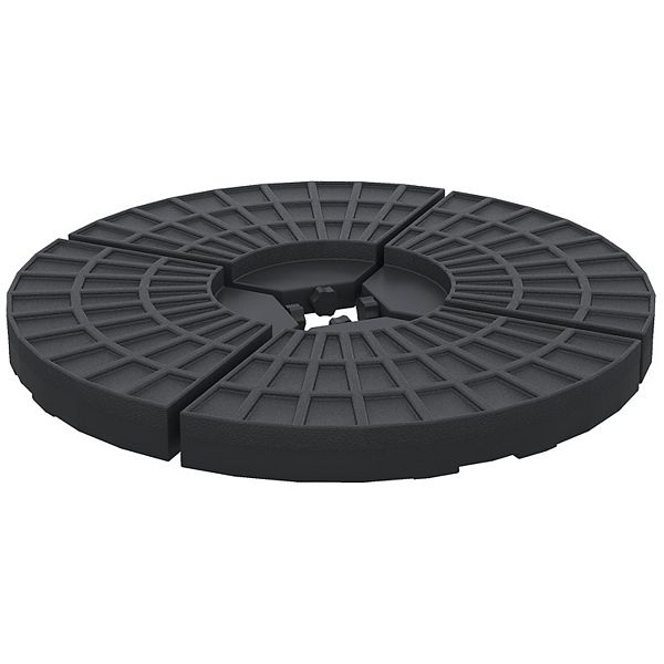 counter weights for patio umbrella Heavy-Duty Cantilever Base Cantilever umbrellas need a heavy base Sunnydaze Set of 4 Heavy-Duty