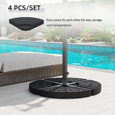 cobalt patio umbrella OVIOS MIMOU Double Top 14.5 ft. Steel Cantilever Outdoor Patio Umbrella  with base and LED Smart Strips in Cobalt Blue Um-MIMAX300