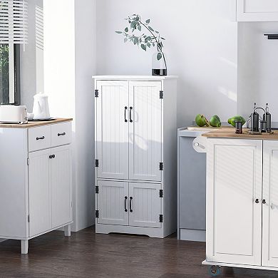 Homcom 48.5" Kitchen Pantry, Storage Cabinet, Cupboard Organizer