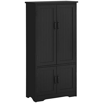 HOMCOM 48.5inch Kitchen Pantry, Storage Cabinet, Cupboard Organizer