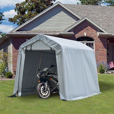 8 ft. W x 6 ft. D Garage Outsunny