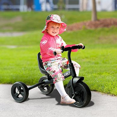 Baby Kids Tricycle Bike Trike Play Sports Activity Ride On Steel Frame Black