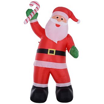 8' Christmas Inflatable Santa Holiday Yard Decor Outdoor Light Up Led