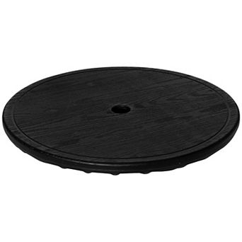 Outsunny 20inch Umbrella Table Tray, Portable Round Umbrella Table Top