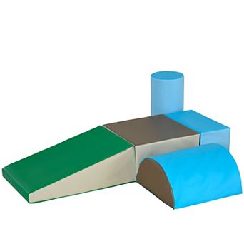 Soozier 5 pc Climb and Crawl Activity Play Set Soft Secure Foam Playset