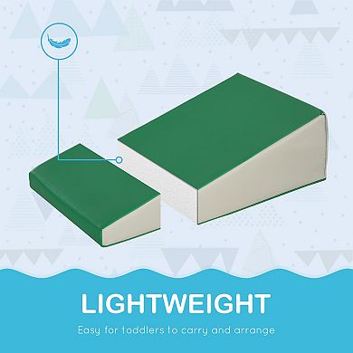 Soozier 5 Piece Climb and Crawl Activity Play Set Soft Secure Foam Playset