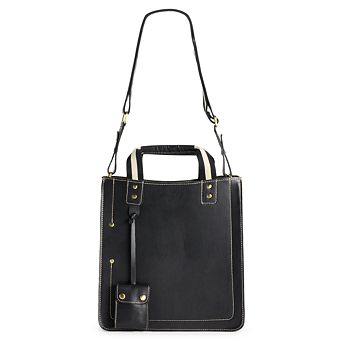 AmeriLeather Legacy Leather Magazine Tote Bag