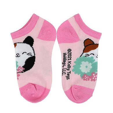 Girls Squishmallows 6-Pack Ankle Socks