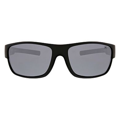Men's Hurley Shorey 59mm Wrap Polarized Sunglasses