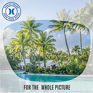 Men's Hurley Sun-Stoked 55mm Square Sunglasses