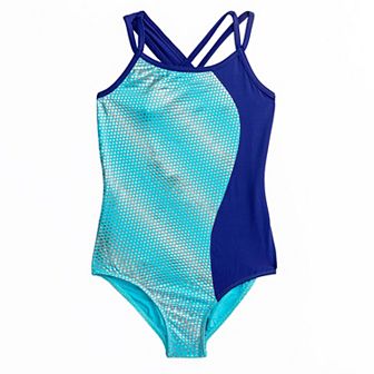 Rainbeau Moves Wavy Side Inset Tank Top Leotard