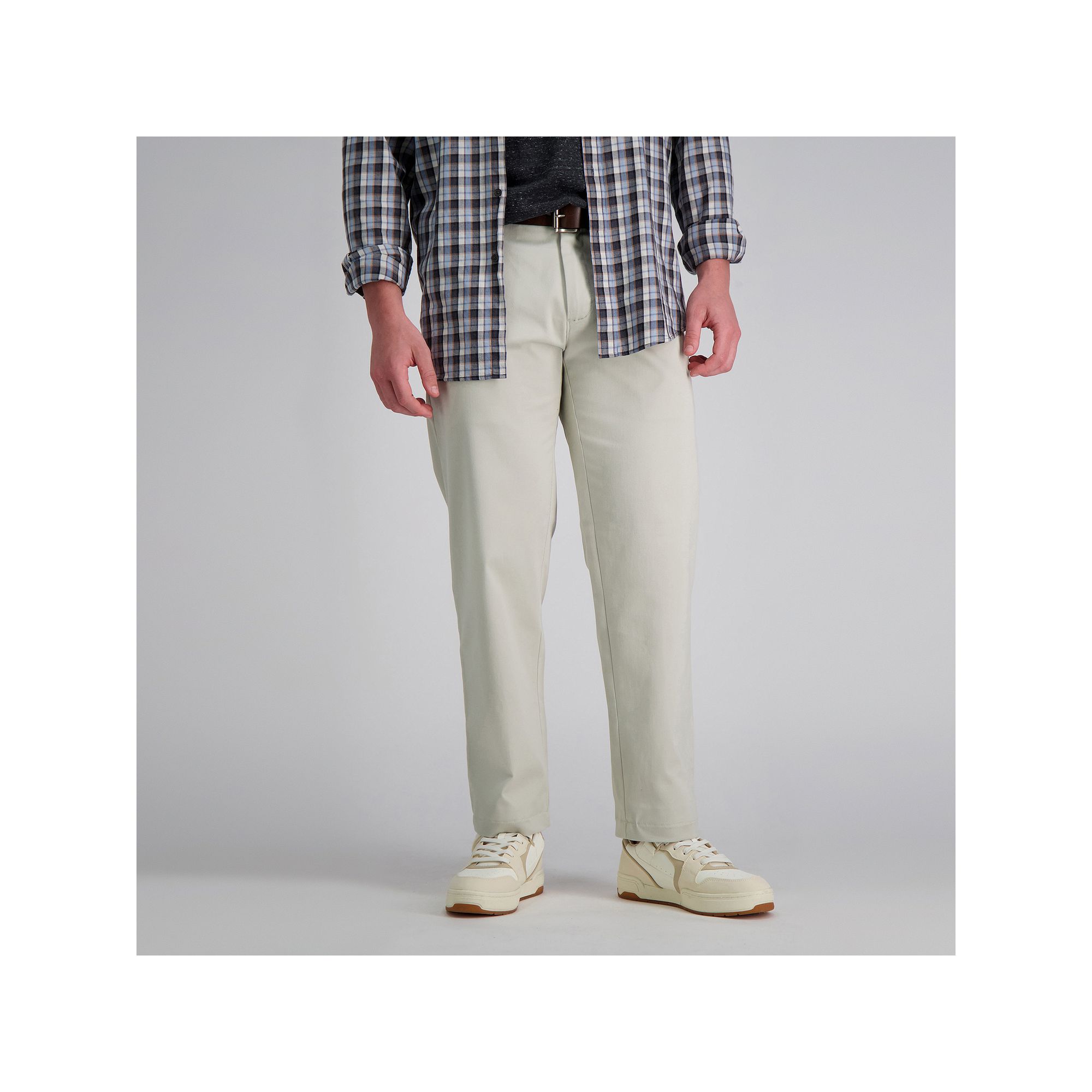Mens Haggar® Life Khaki™ Slim-Fit Comfort Chino Pants, Size: 32X29, Pin