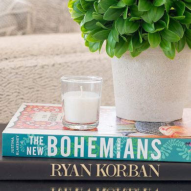 Stonebriar Collection Unscented Long-Burning Clear Glass Votive Candles 49-piece Set