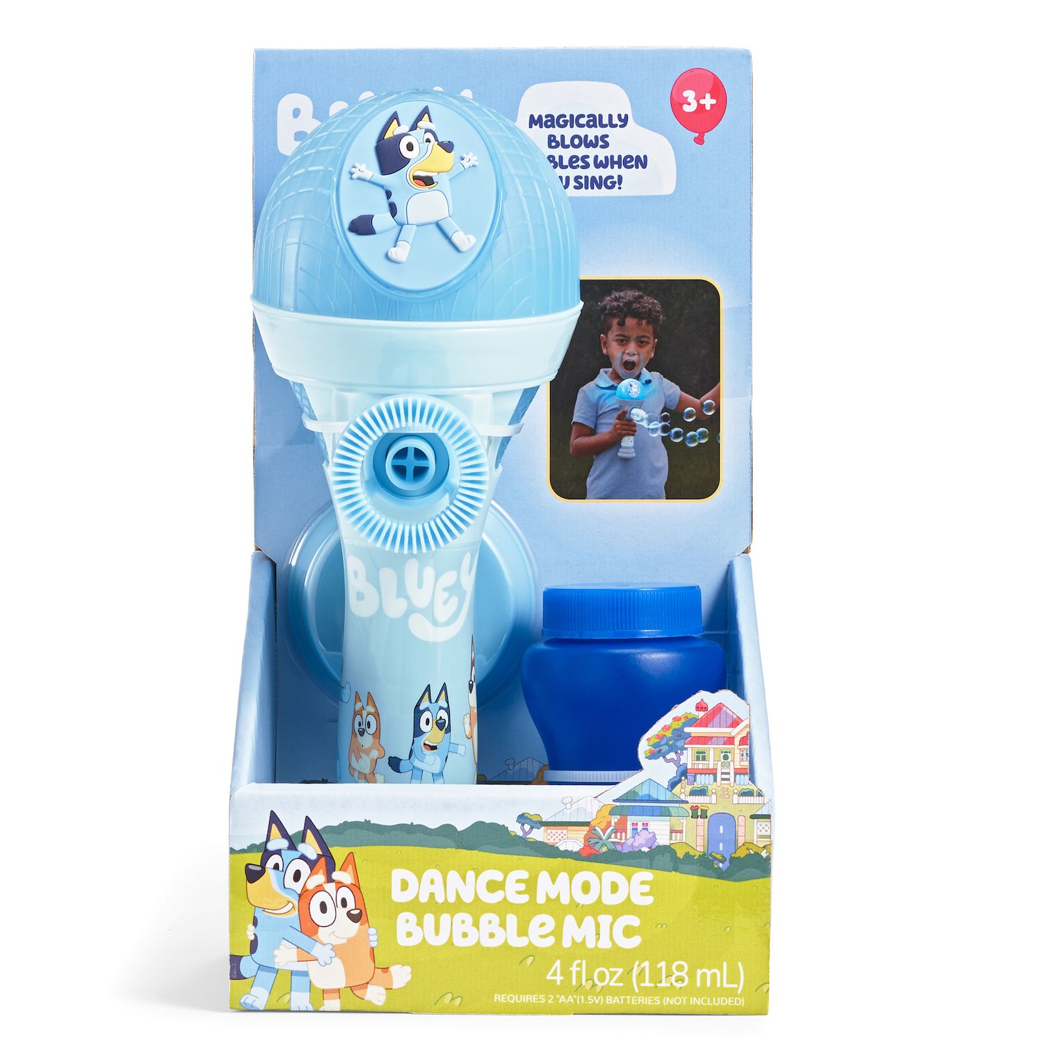 Детские игрушки Little Kids Bluey Dance Mode Bubble & Sing Microphone