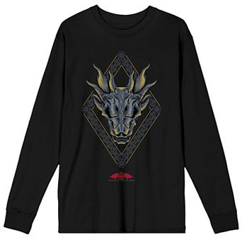 Men's House of the Dragon Blue Long Sleeve Tee