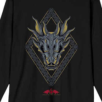 Men's House of the Dragon Blue Long Sleeve Tee