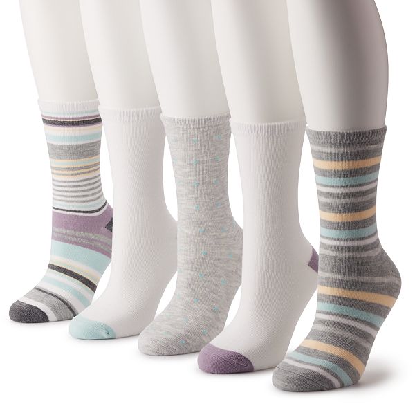 Women's Sonoma Goods For Life® 5Pack Striped Crew Socks