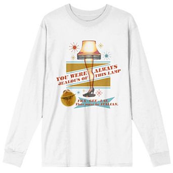Men's A Christmas Story Leg Lamp Long Sleeve Tee