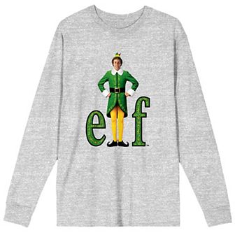 Men's Elf William Buddy Hobbs Logo Long Sleeve Tee
