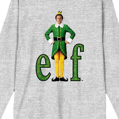 Men's Elf William Buddy Hobbs Logo Long Sleeve Tee