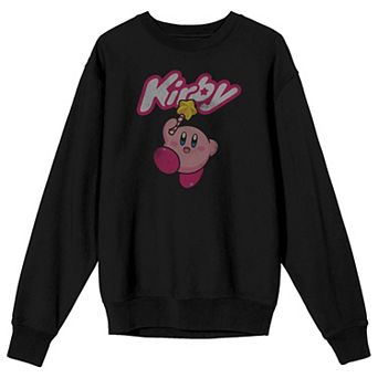 Men's Kirby Vintage Character Logo Long Sleeve Tee