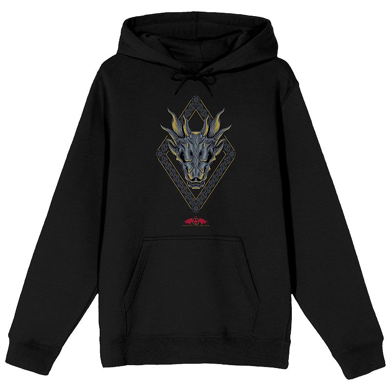 UPC 196179652420 product image for Men's House of the Dragon Hoodie, Size: Small, Black | upcitemdb.com