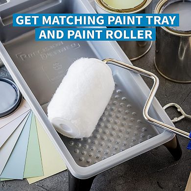 Precision Defined Paint Roller Replacement Covers For Roller Brushes 4-inch 6-pack (1/2-inch Nap)