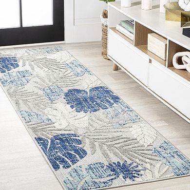 Monstera Tropical Leaf Rug