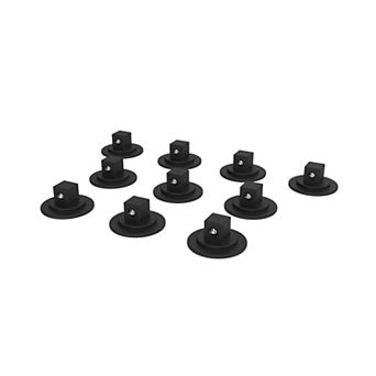 Precision Defined Aluminum Tool Socket Holder Replacement Clips, 3/8-inch, 10-pack