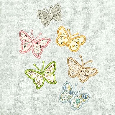 Linum Home Textiles Turkish Cotton Mariposa 4-piece Embellished Towel Set