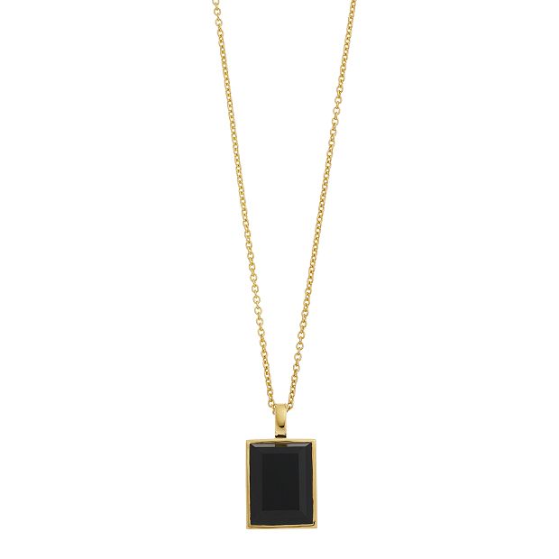 Kohls black deals onyx necklace