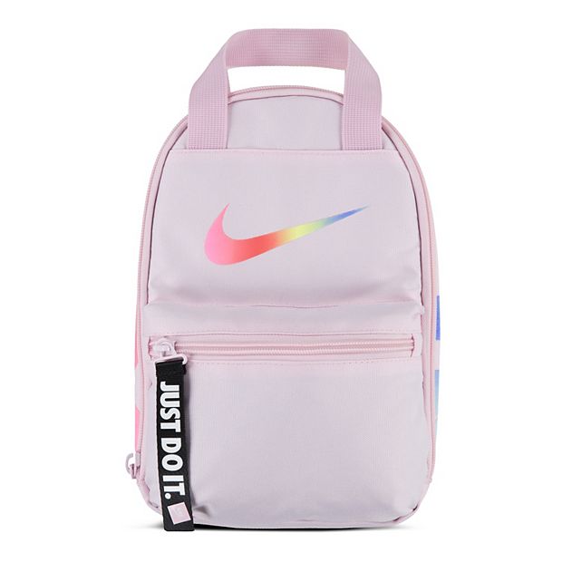 Nike Girls Swoosh Lunch Bag (26cm) Girls Kids One Size Pink Fabric by Childrensalon