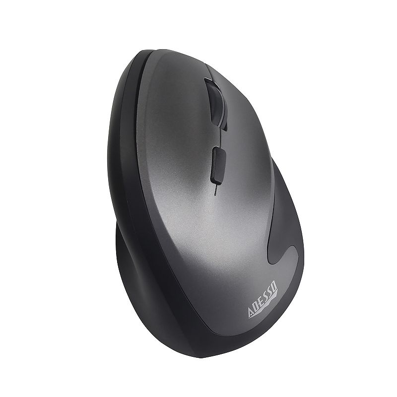 Adesso Antimicrobial Wireless Vertical Mouse, Multicolor
