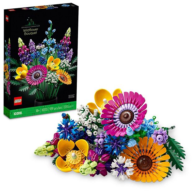 香木２点 LEGO Icons Wildflower Bouquet 10313 Building Set (939 Pieces)