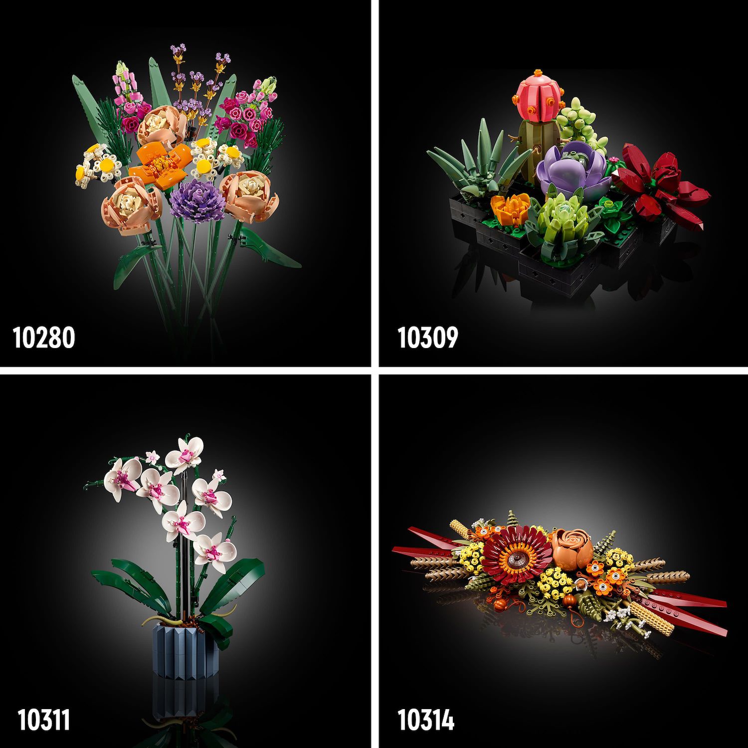 Конструктор LEGO Icons Wildflower Bouquet 10313 Building Set (939 Pieces) — фото 6