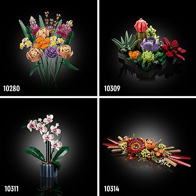 LEGO Icons Wildflower Bouquet 10313 Building Set (939 Pieces)