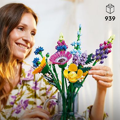 LEGO Icons Wildflower Bouquet 10313 Building Set (939 Pieces)