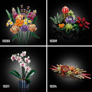LEGO Icons Dried Flower Centerpiece 10314 Building Kit (812 Pieces)