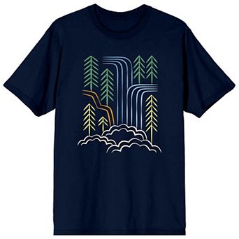 Men's Adventure Society Waterfall Vacation Tee