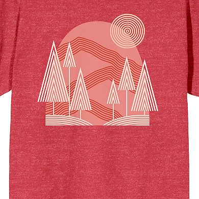 Men's Adventure Society Pine Trees Tee