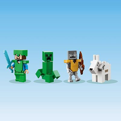 LEGO Minecraft The Frozen Peaks 21243 Building Toy Set