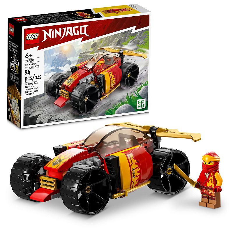 LEGO NINJAGO Kai’s Ninja Race Car EVO 71780 Building Toy Set, Multicolor