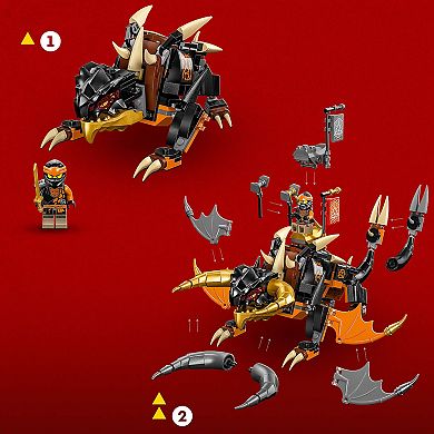 LEGO NINJAGO Cole’s Earth Dragon EVO 71782 Building Toy Set
