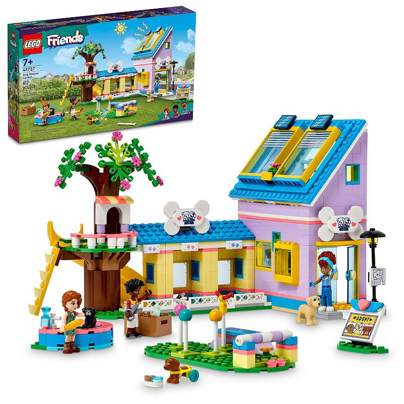 LEGO Friends Dog Rescue Center 41727 Building Toy Set, Multicolor